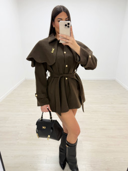 ABRIGO CAPA YSL VERDE